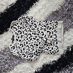 Mango leopard print sweater